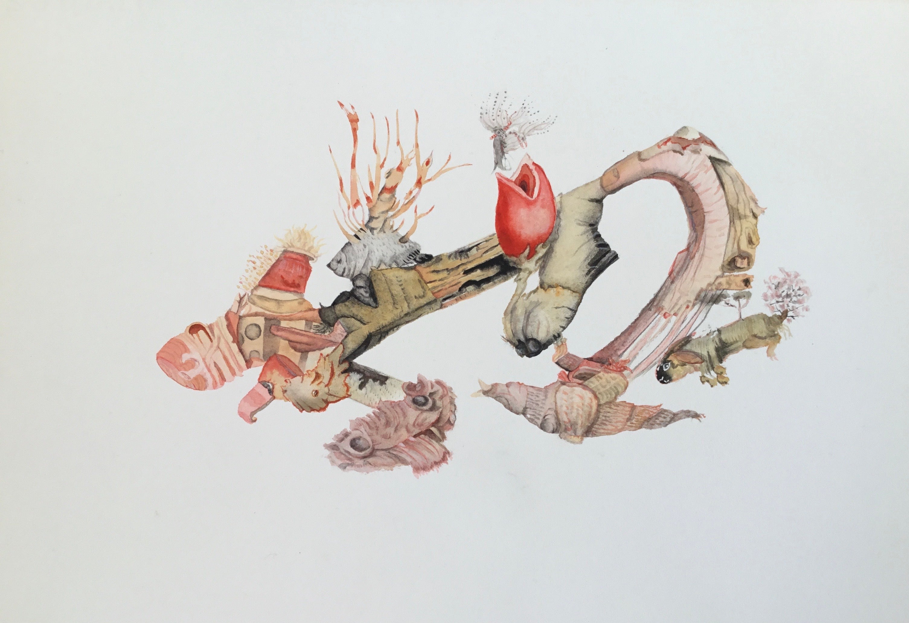 Biomorphic driftwood