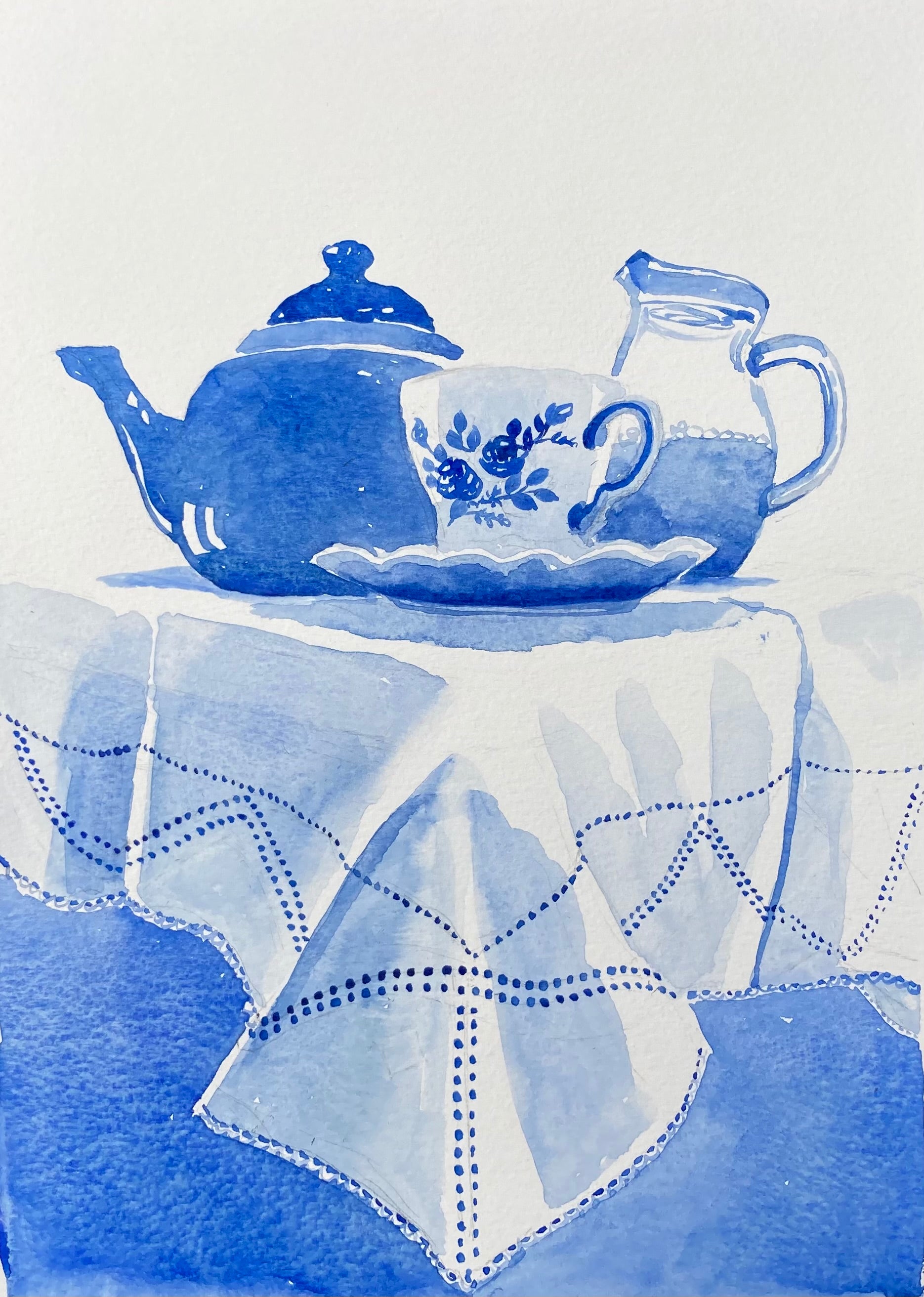 STILL LIFE IN BLUE