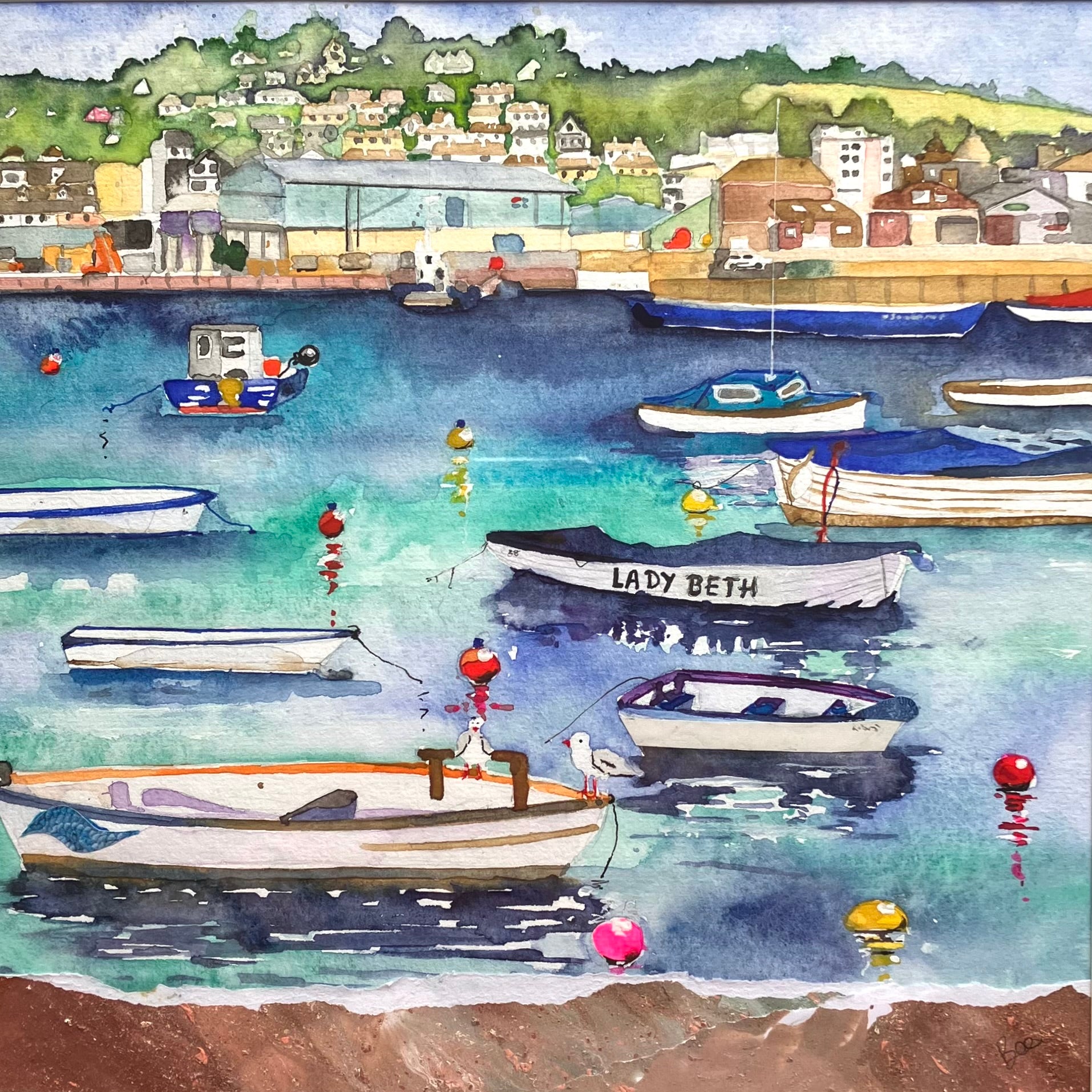 Back Beach boats, Teignmouth, Devon