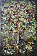Apple tree 3 d canvas oil painting