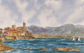 Yachts sailing at Antibes
