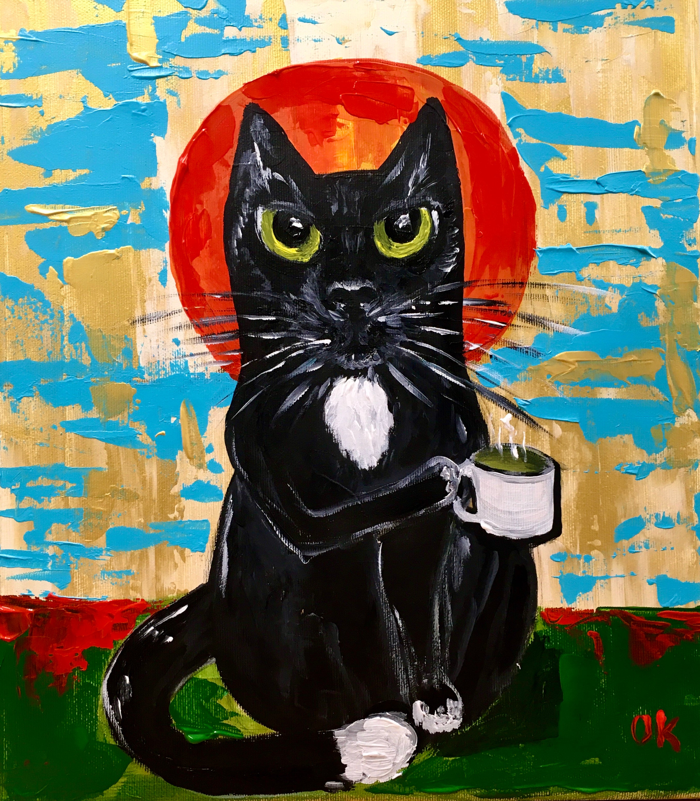 Morning cat