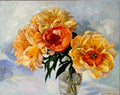 Golden peonies