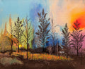 Glow Landscape Canvas Painting