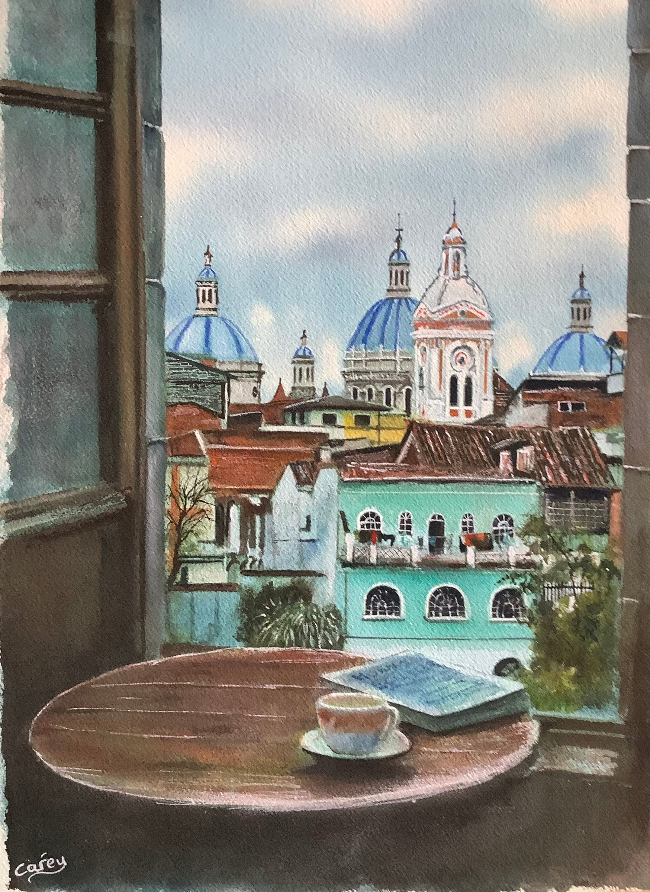 A view from my window, Cuenca in Ecuador