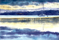 BOAT AT DAWN