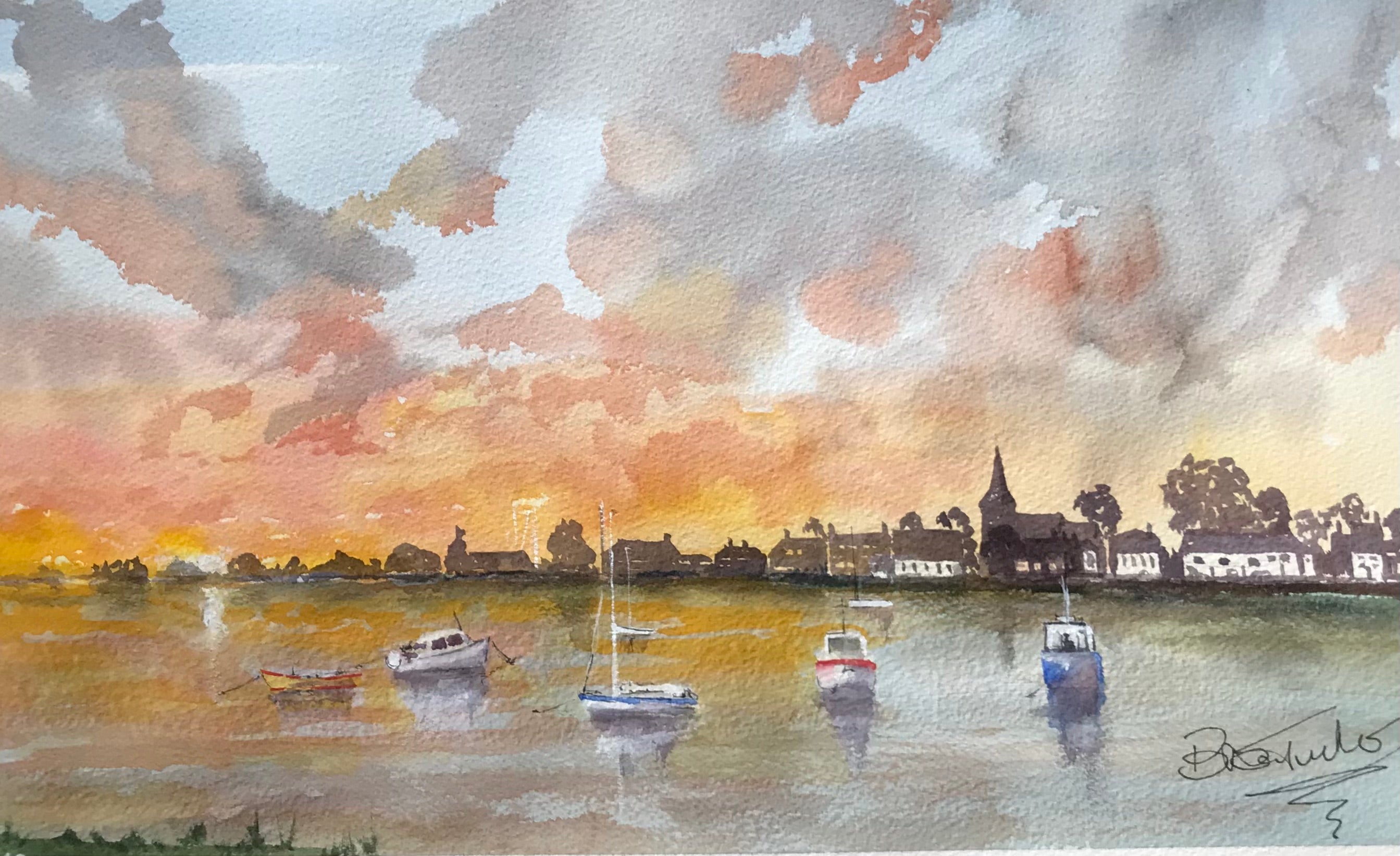 Sunset at Bosham