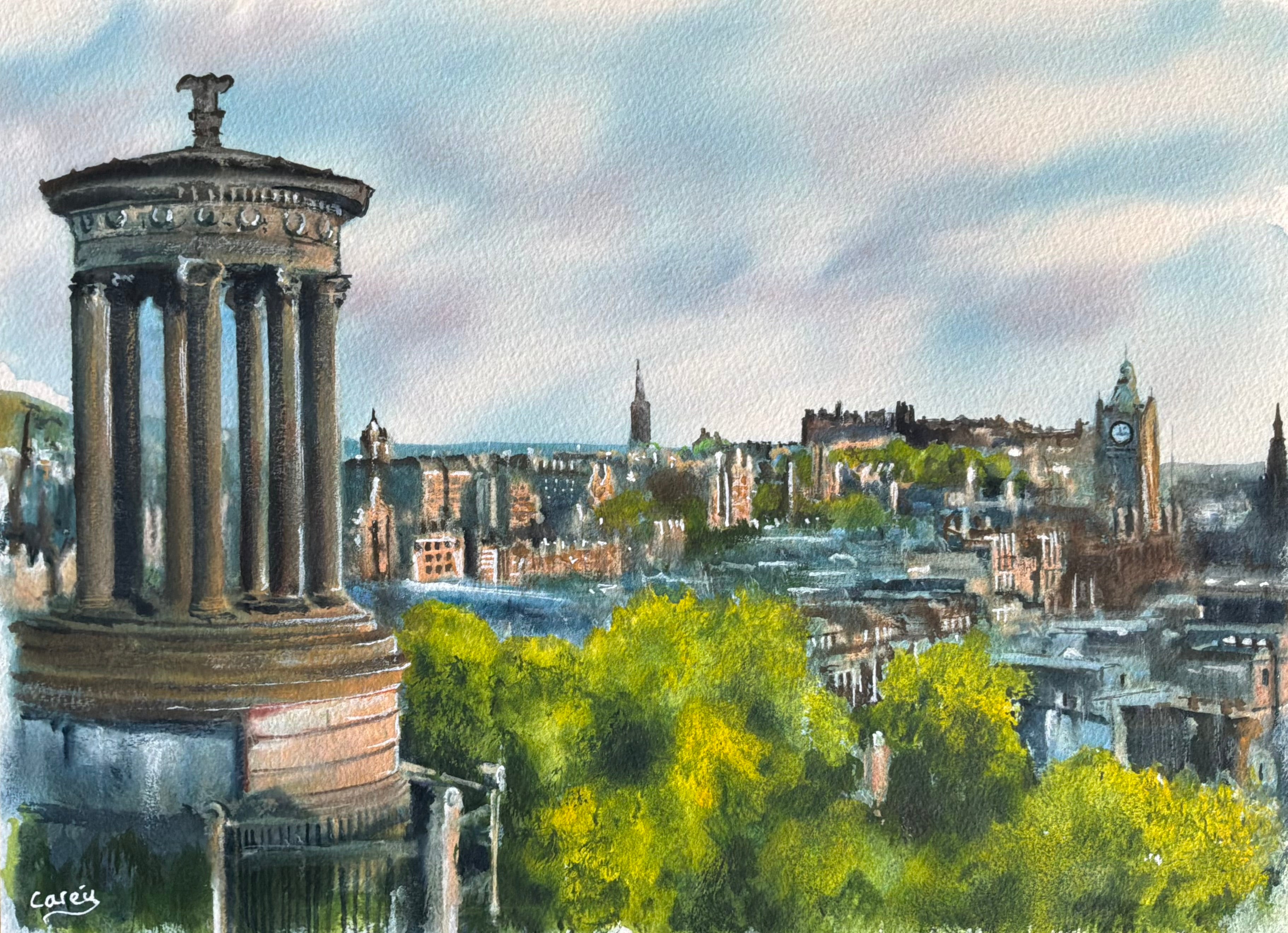 Edinburgh from Calton hill