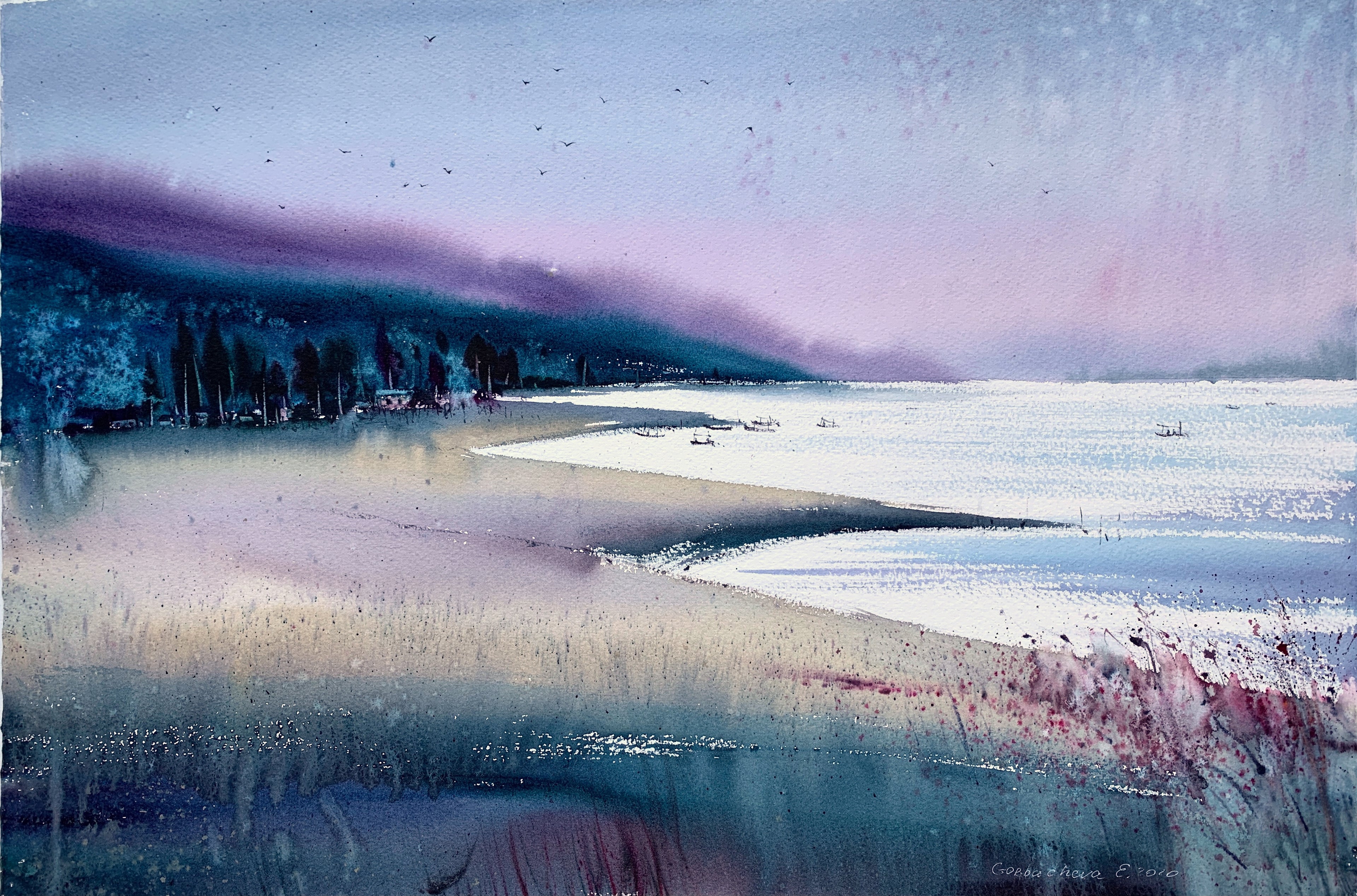 Purple bay