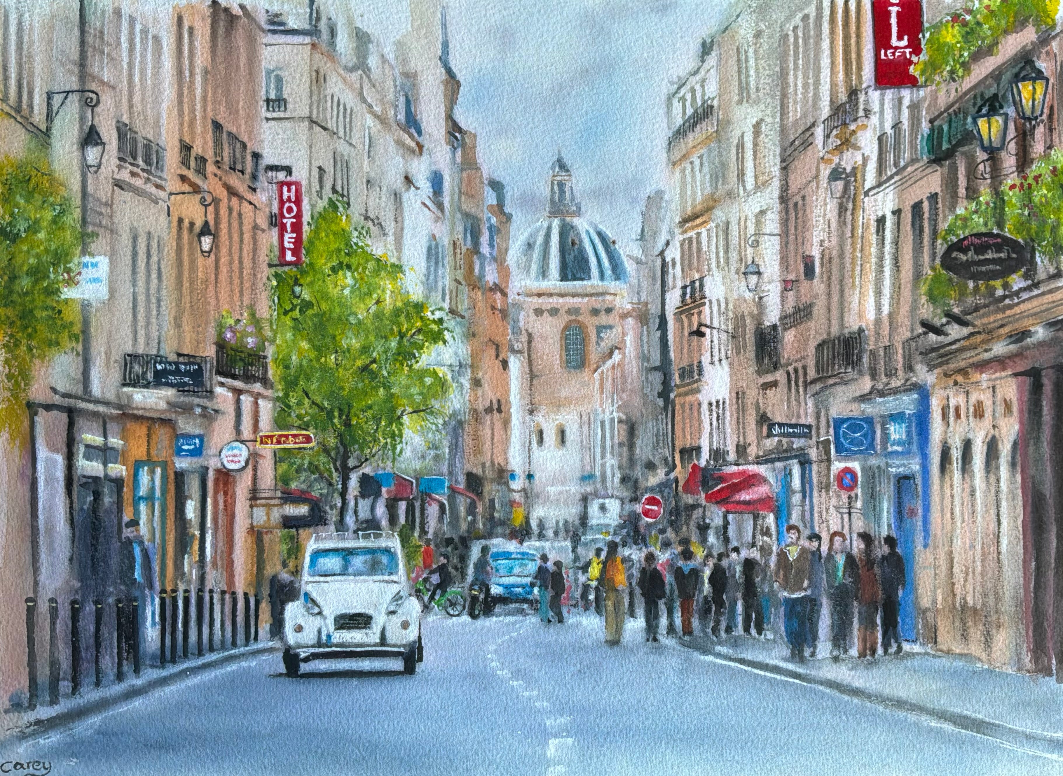 Paris city scene