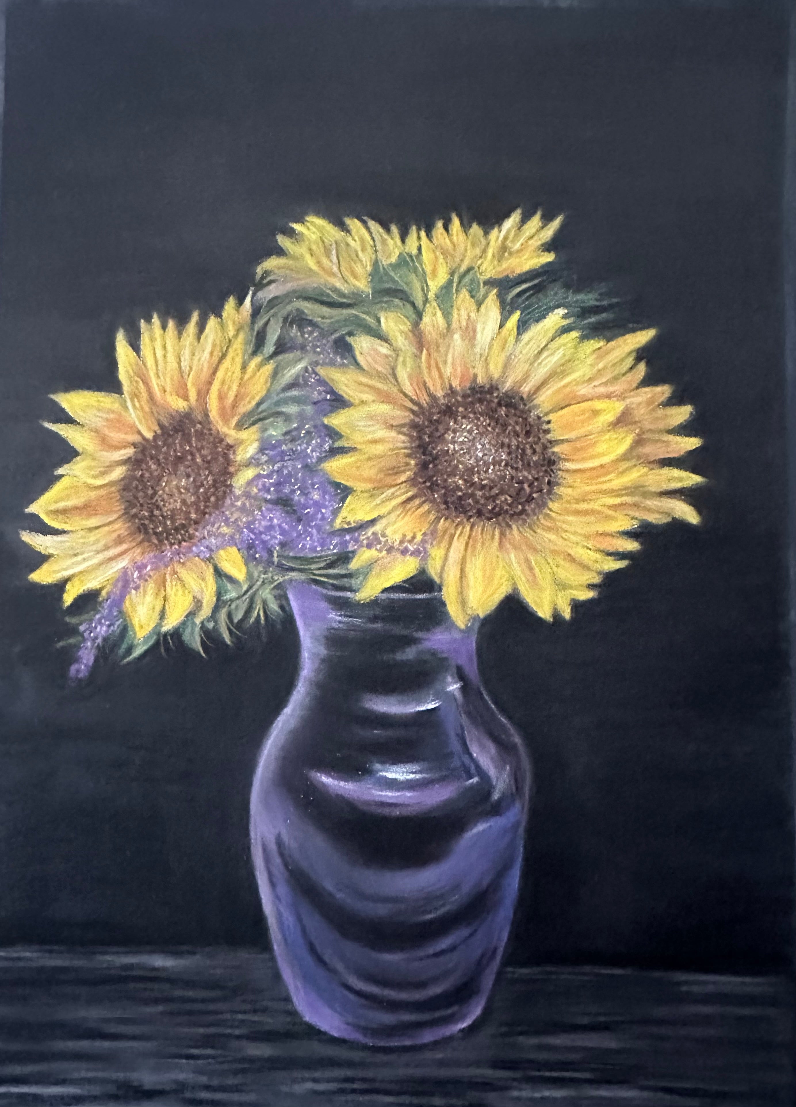 Sunflowers in vase