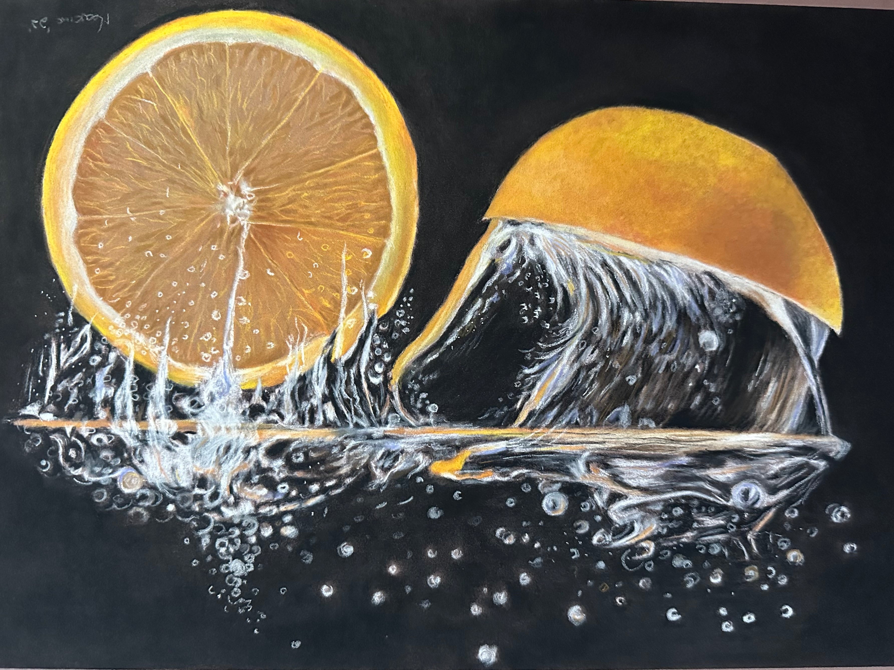 Orange splash
