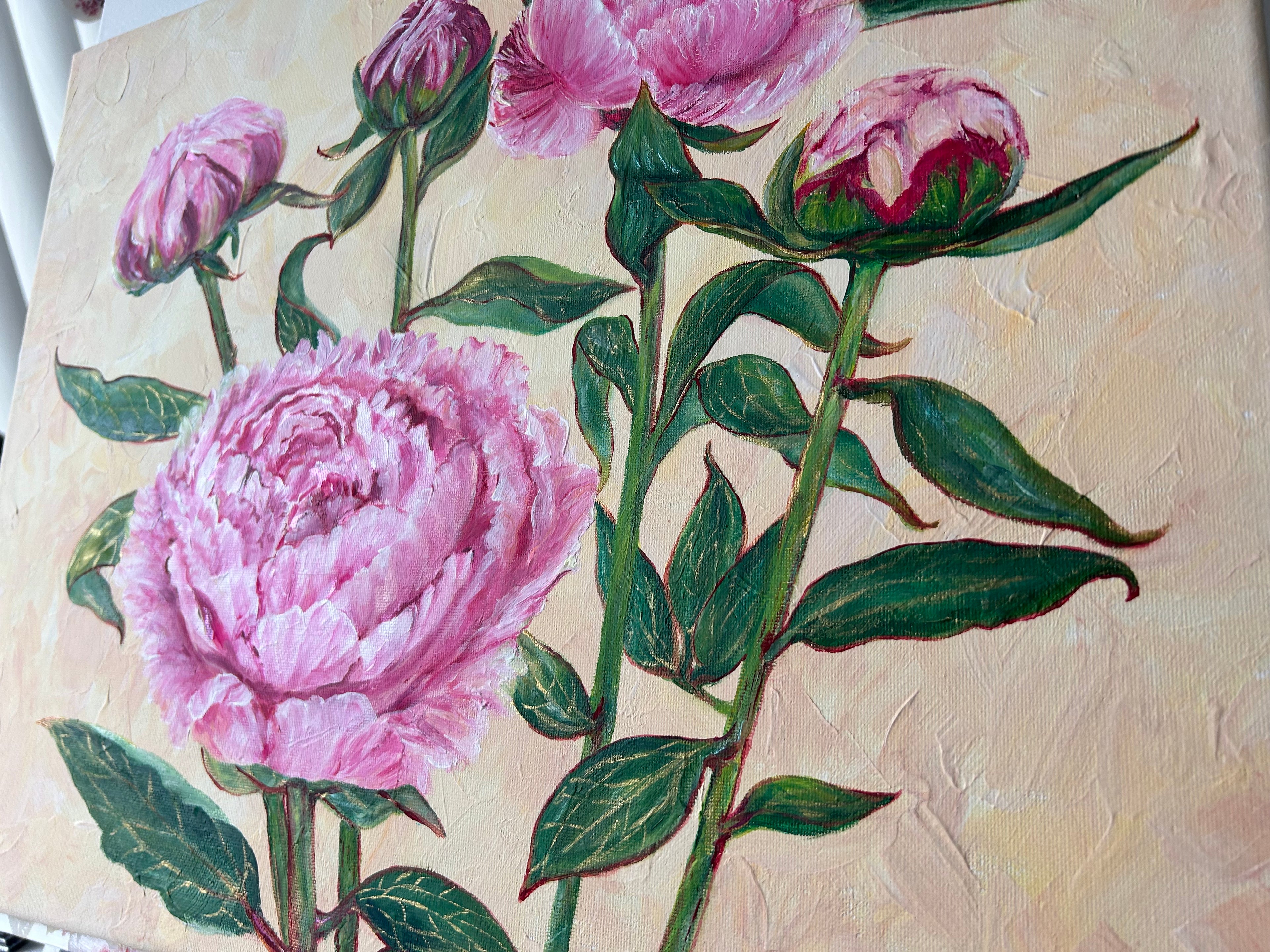 Five Peonies by Elena Ciobanica