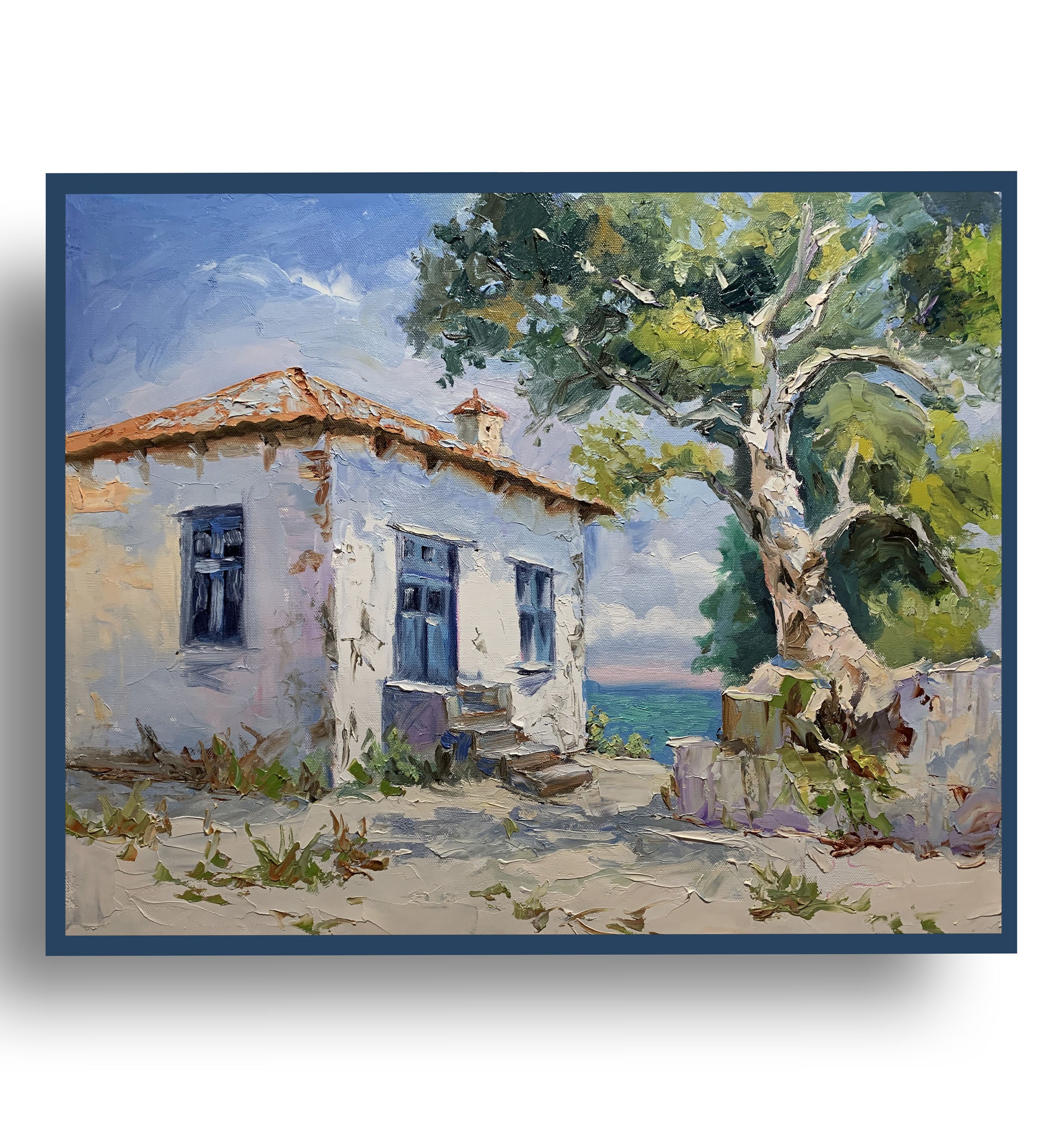 Mediterranean cottage.