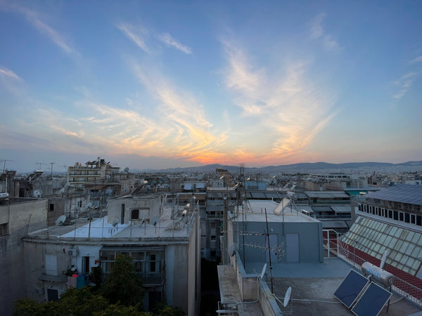 Toward Acharnes, Athens, Greece