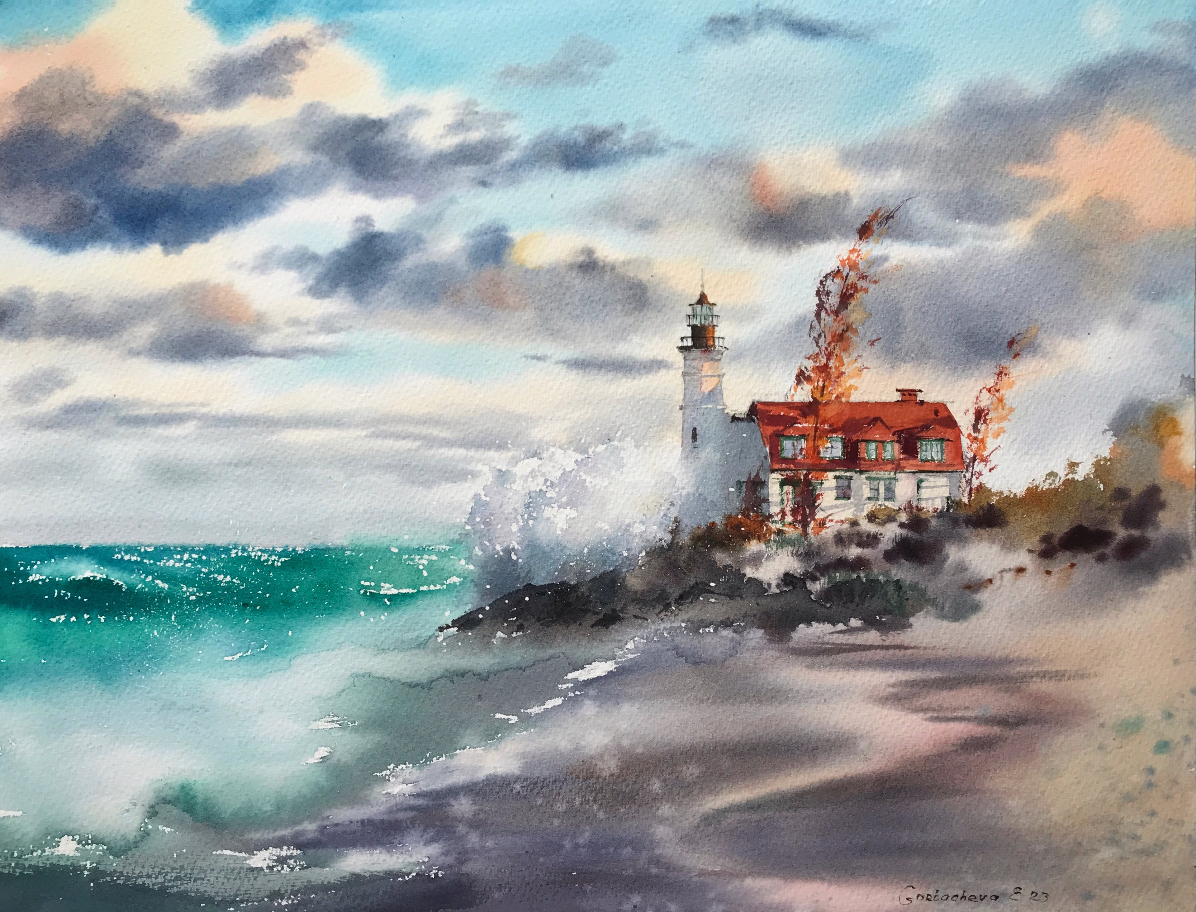 Before the storm Lighthouse #6
