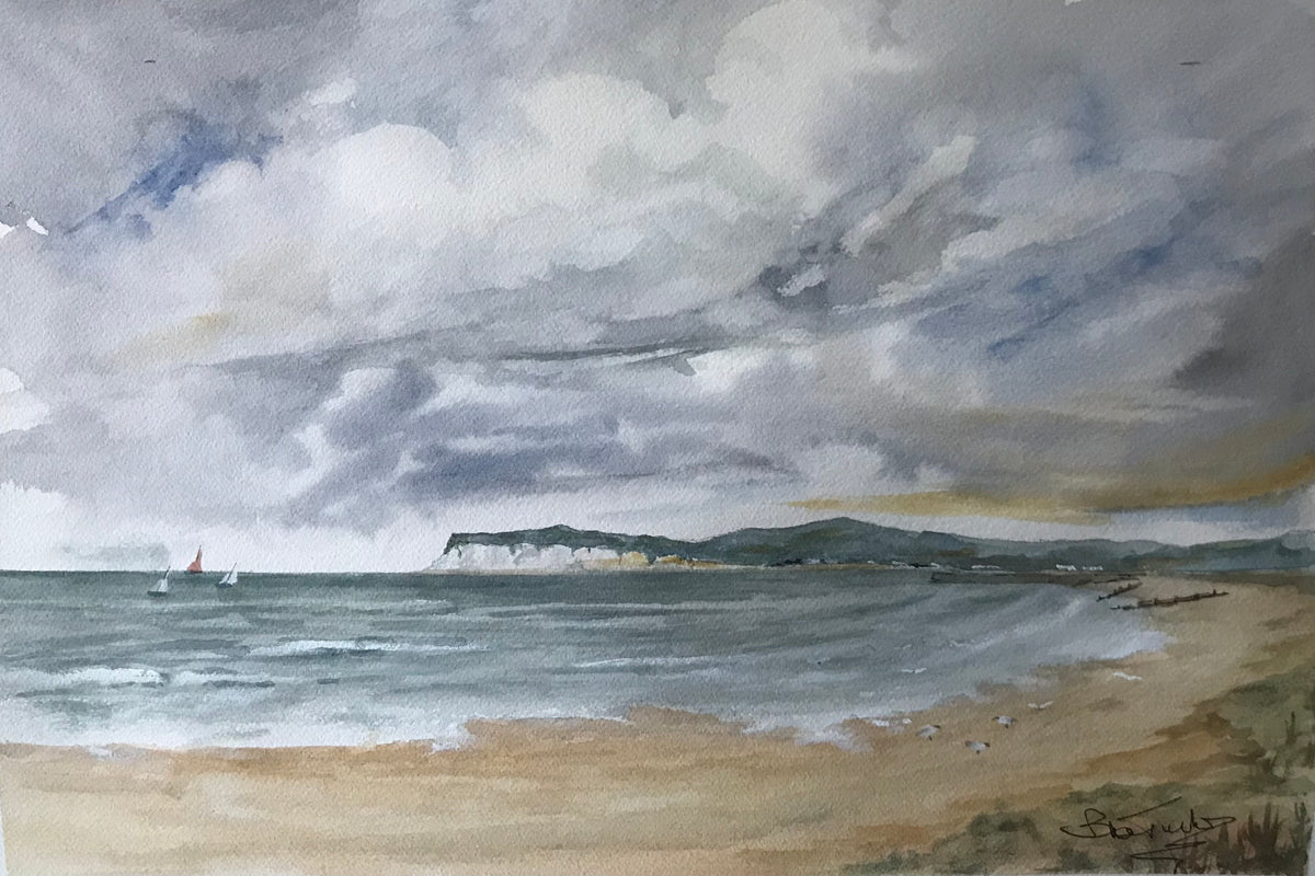 Cold day for sailing at Camber
