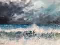 Crashing waves