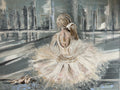 Ballerina and the city.