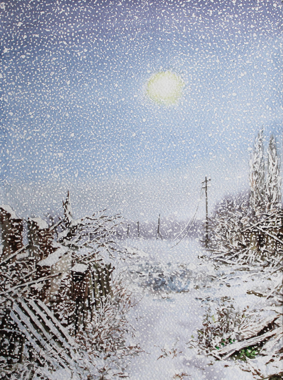 Snow Fell Slowly and Quietly