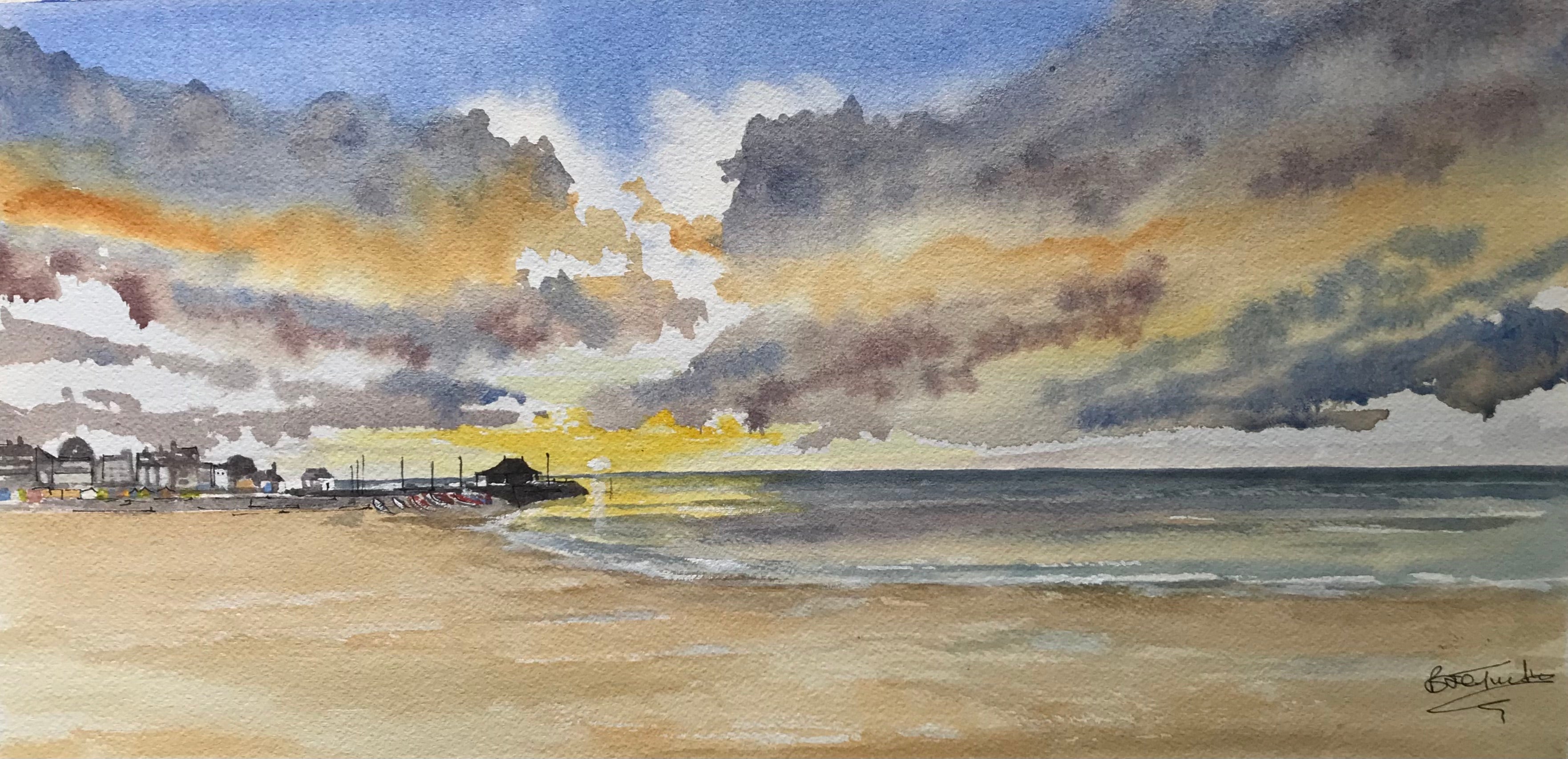 A stormy dawn at Broadstairs in Kent (NOW SOLD)