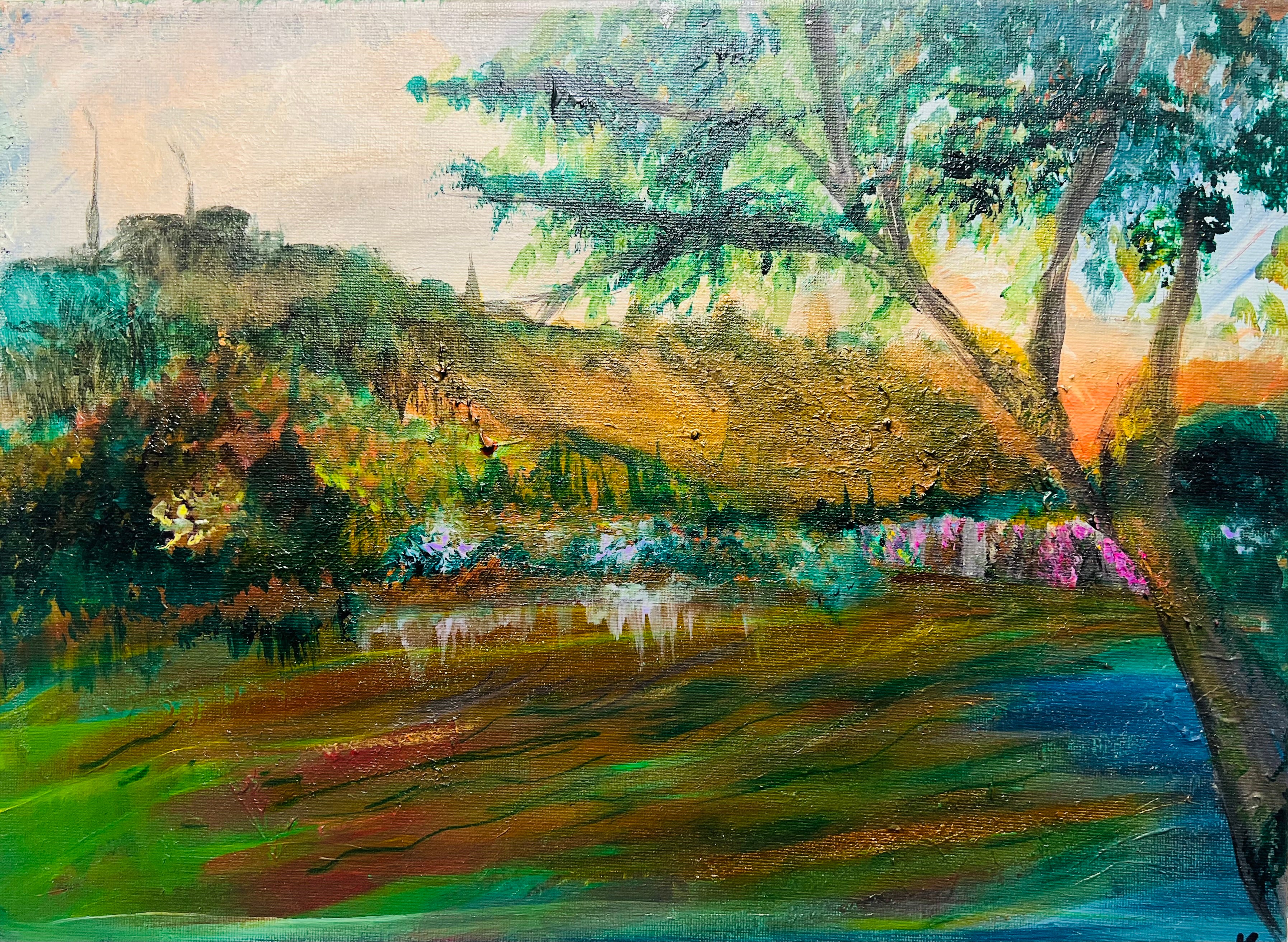 Hillside at Dusk