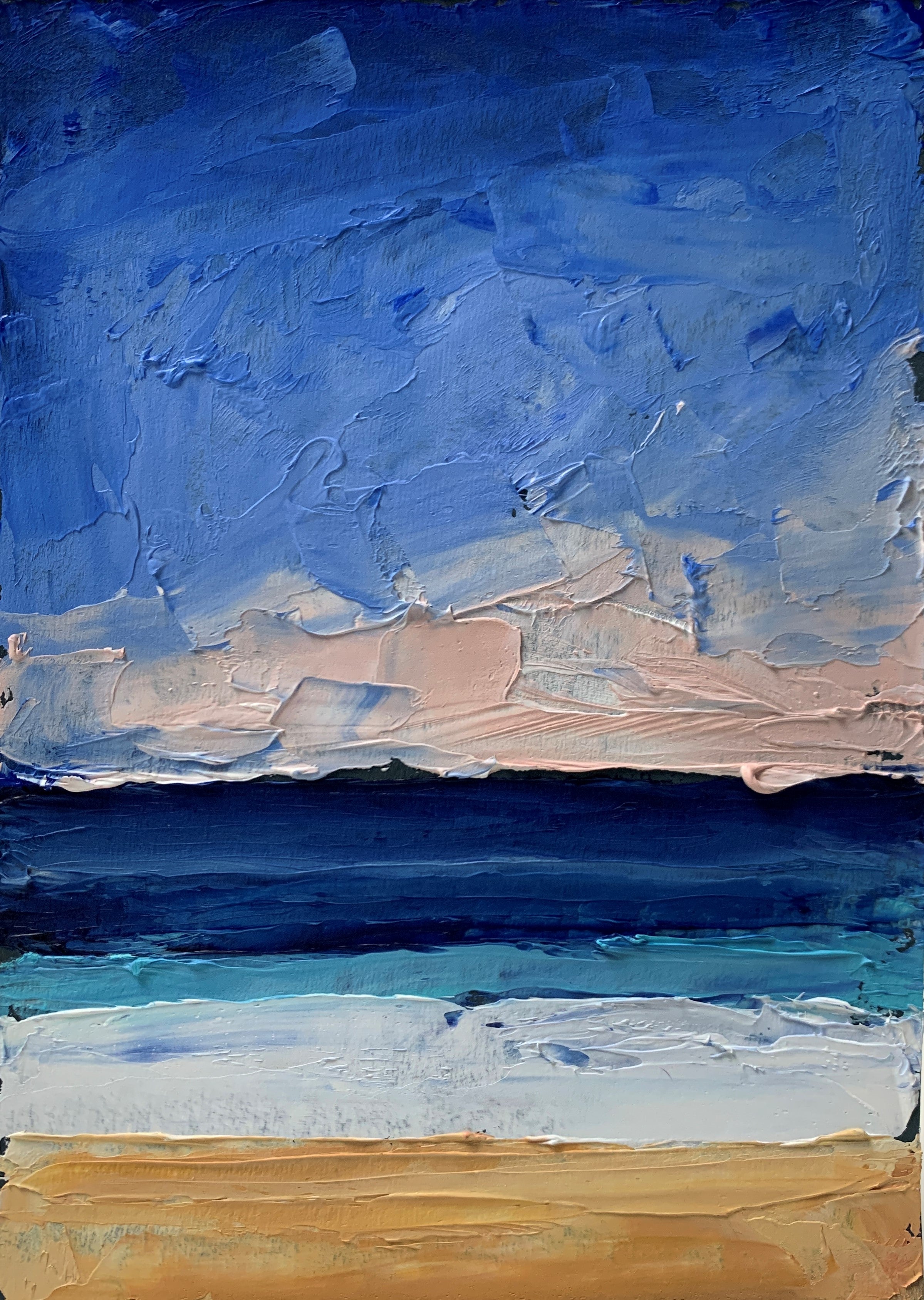 Abstract Seascape. Ocean.
