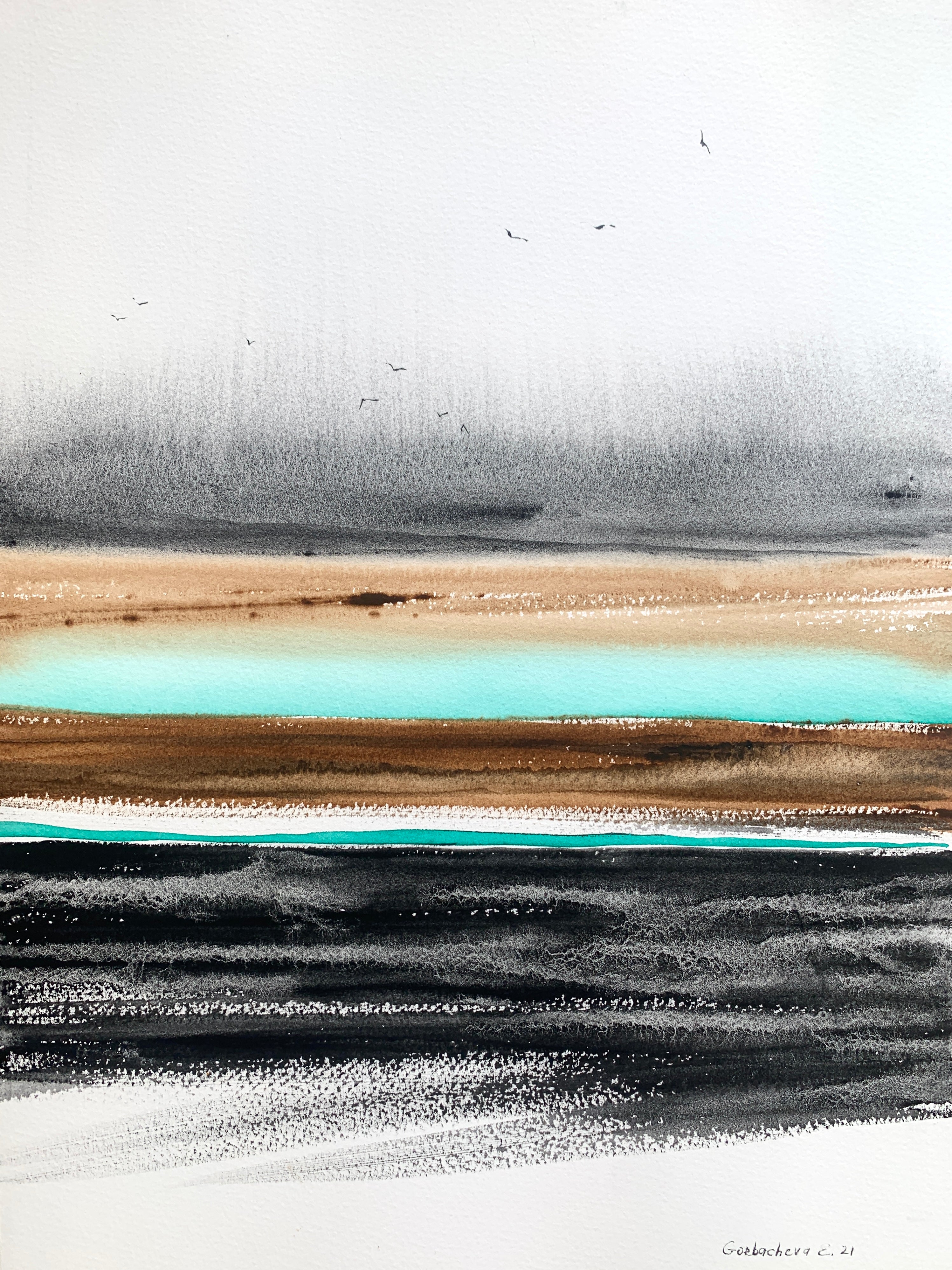 Abstraction River in the valley #2