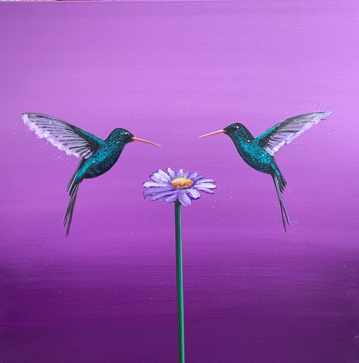 Two Hummingbirds, One Love <3