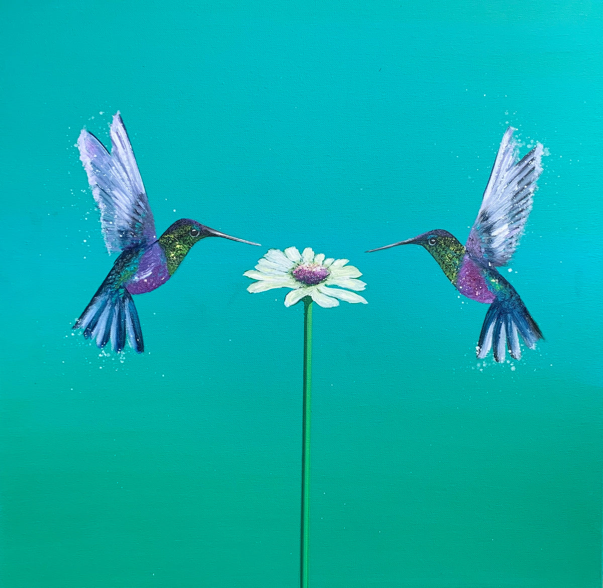 Two Hummingbirds ~ One Love