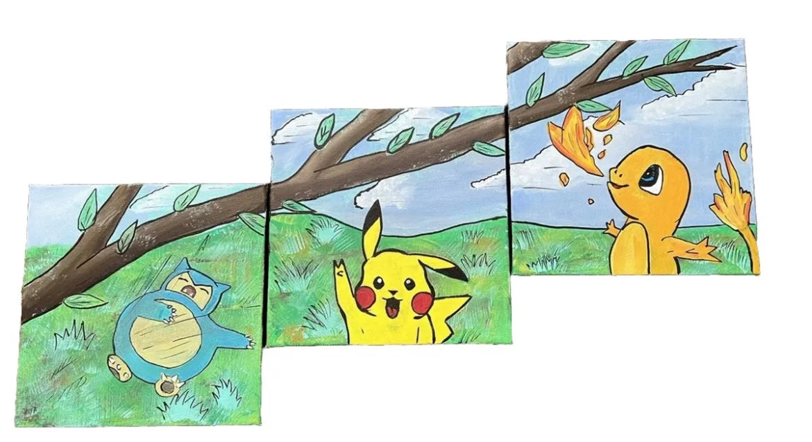 Pokemon paintings