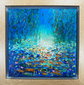 Waterlily pond framed