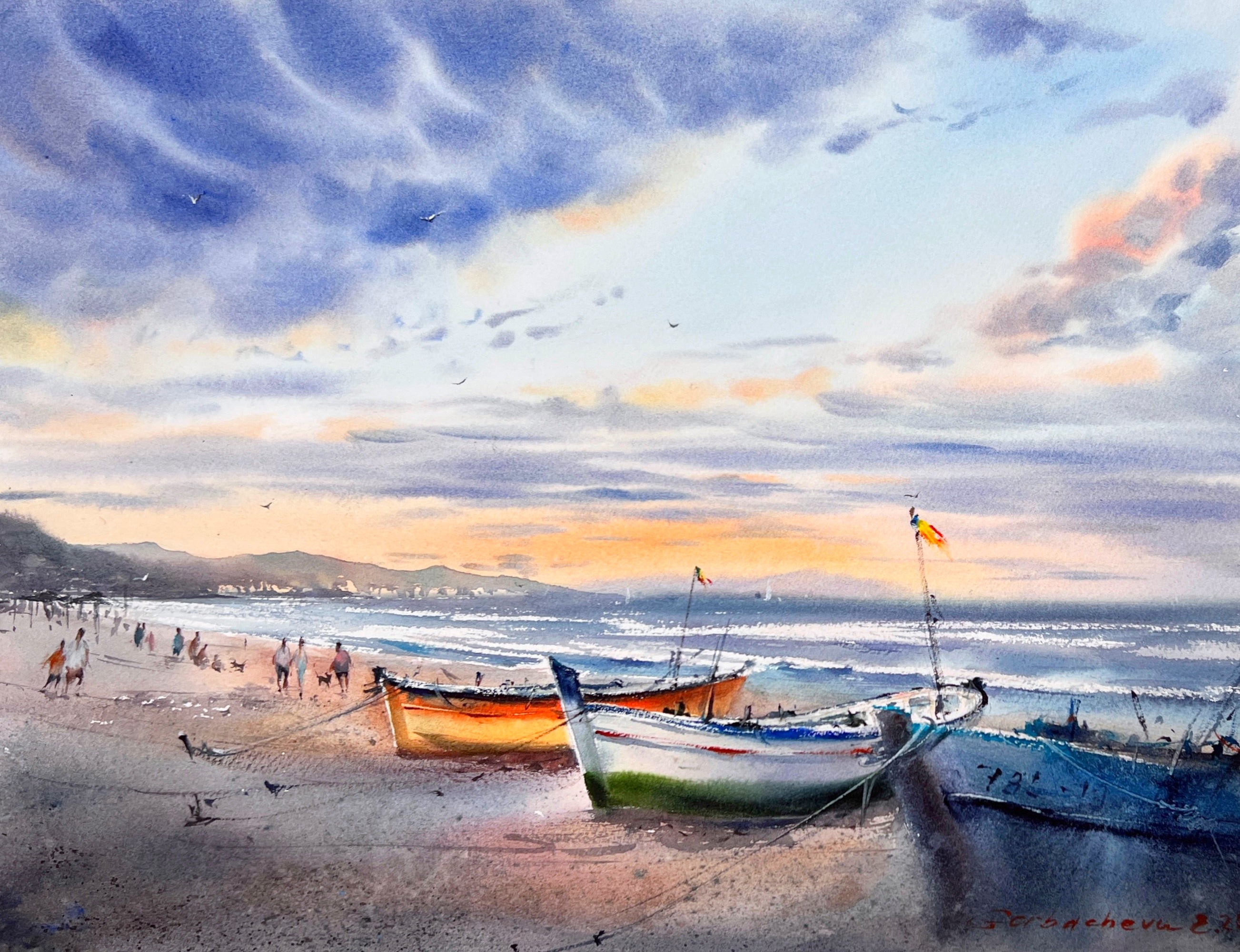 Spanish Shores at Twilight