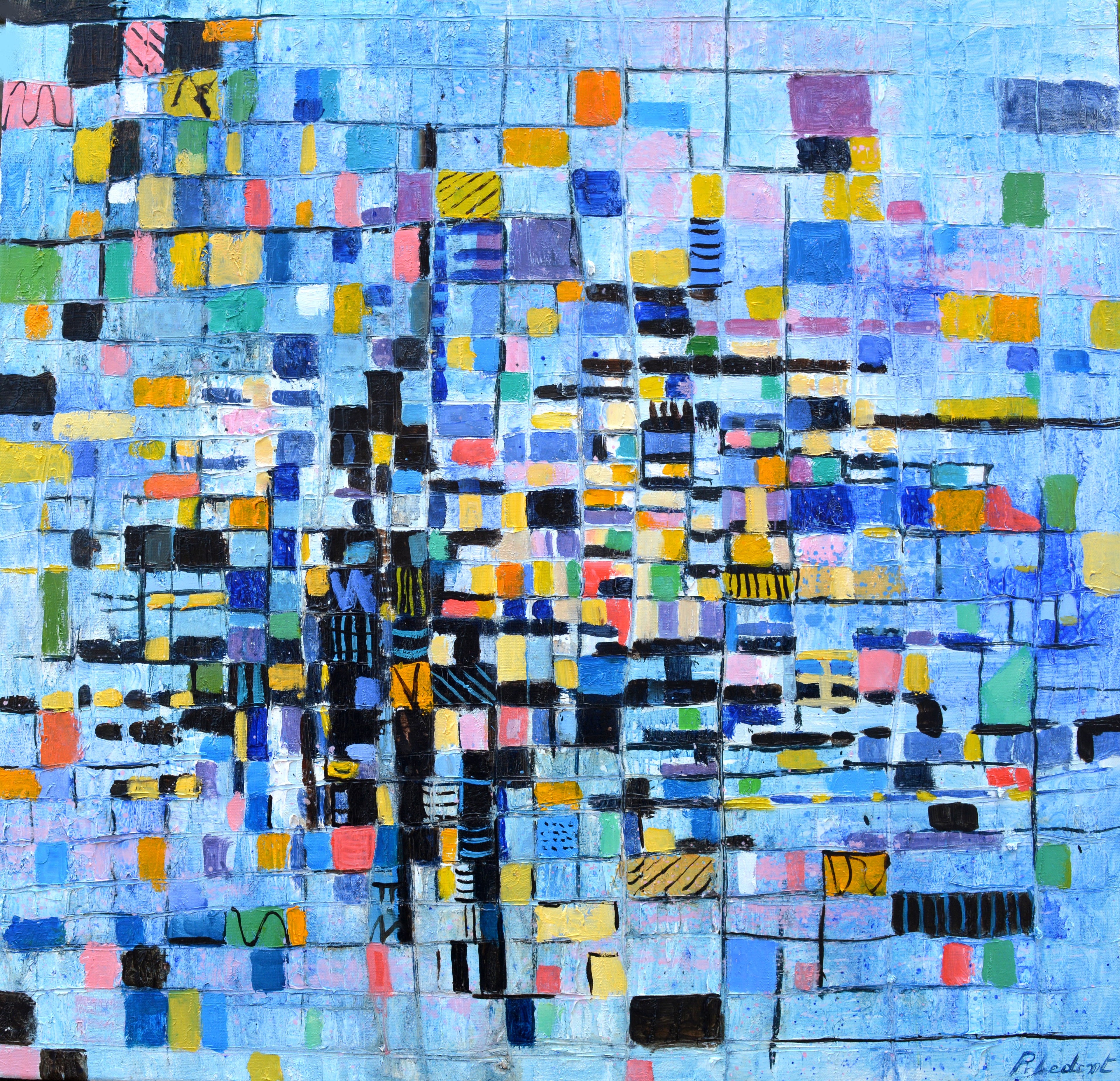 A colourful chess game