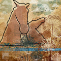 Kelpies by the Canal (signed and numbered)