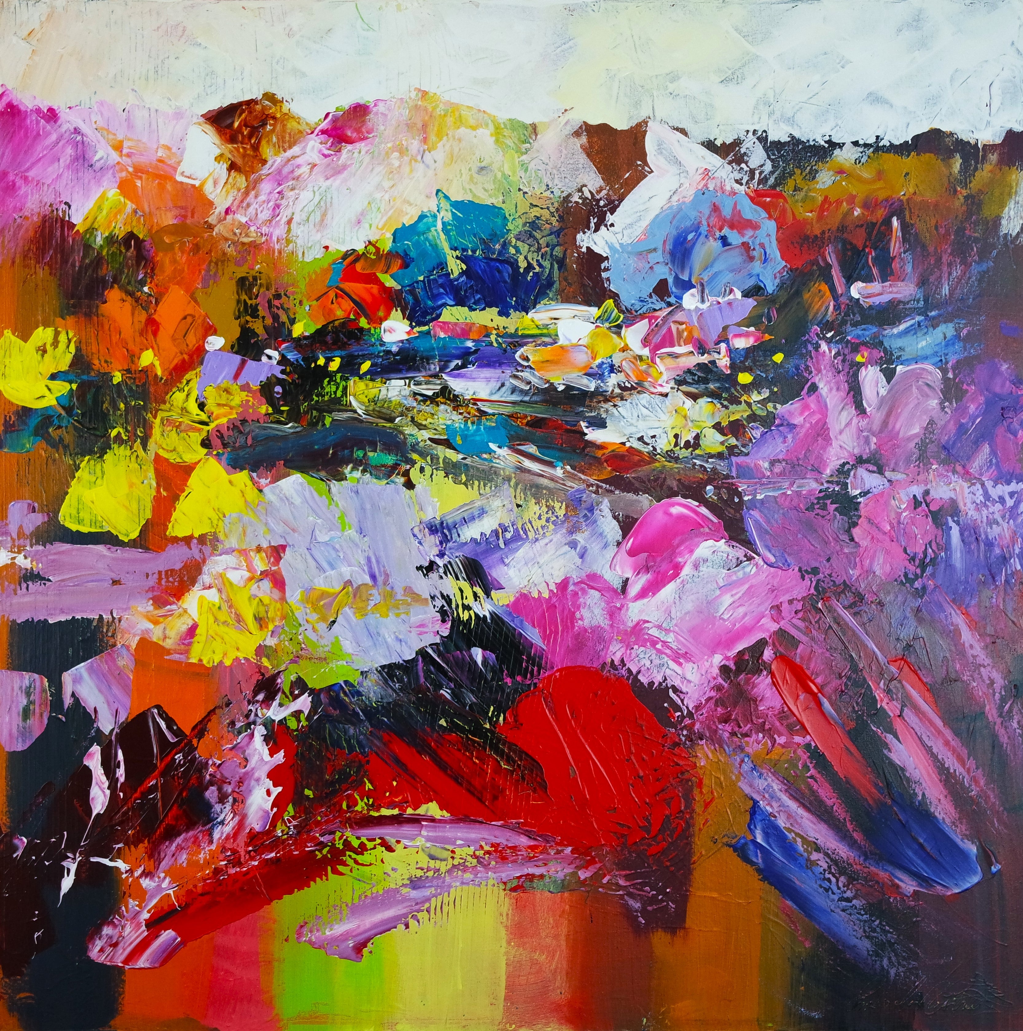 SOLD Landscape Mountain Art 589