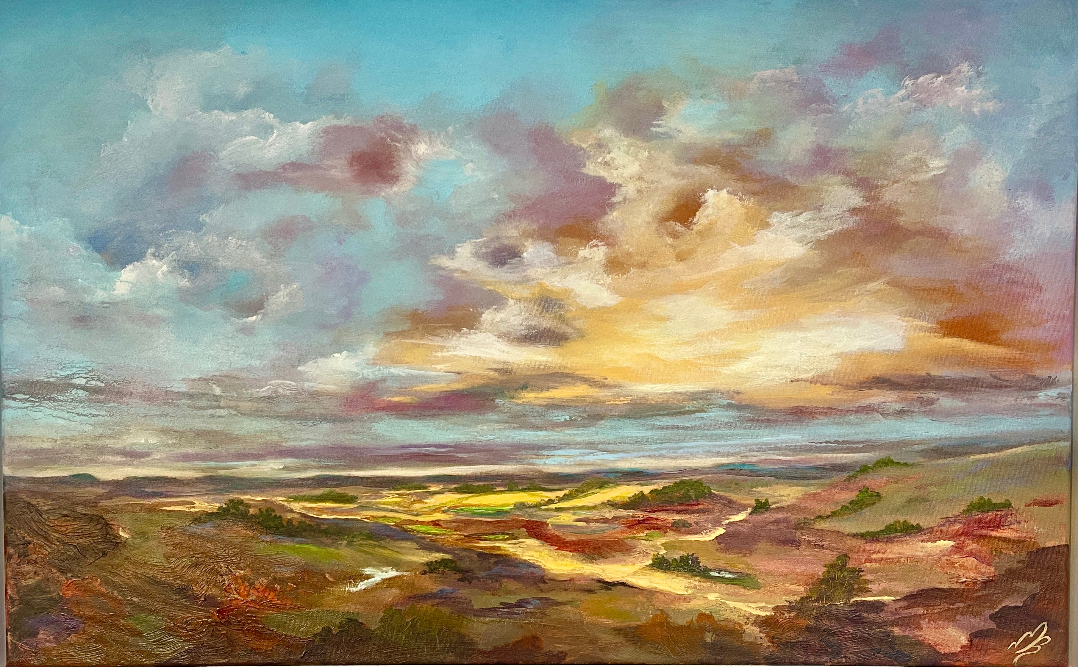 New Forest View; Autumn Light over the New Forest