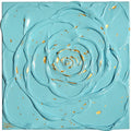 Little Blue Rose with a Touch of Gold II.