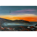 Lulworth Cove; Orange Sunrise