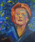 Margaret Thatcher colourful portrait 928