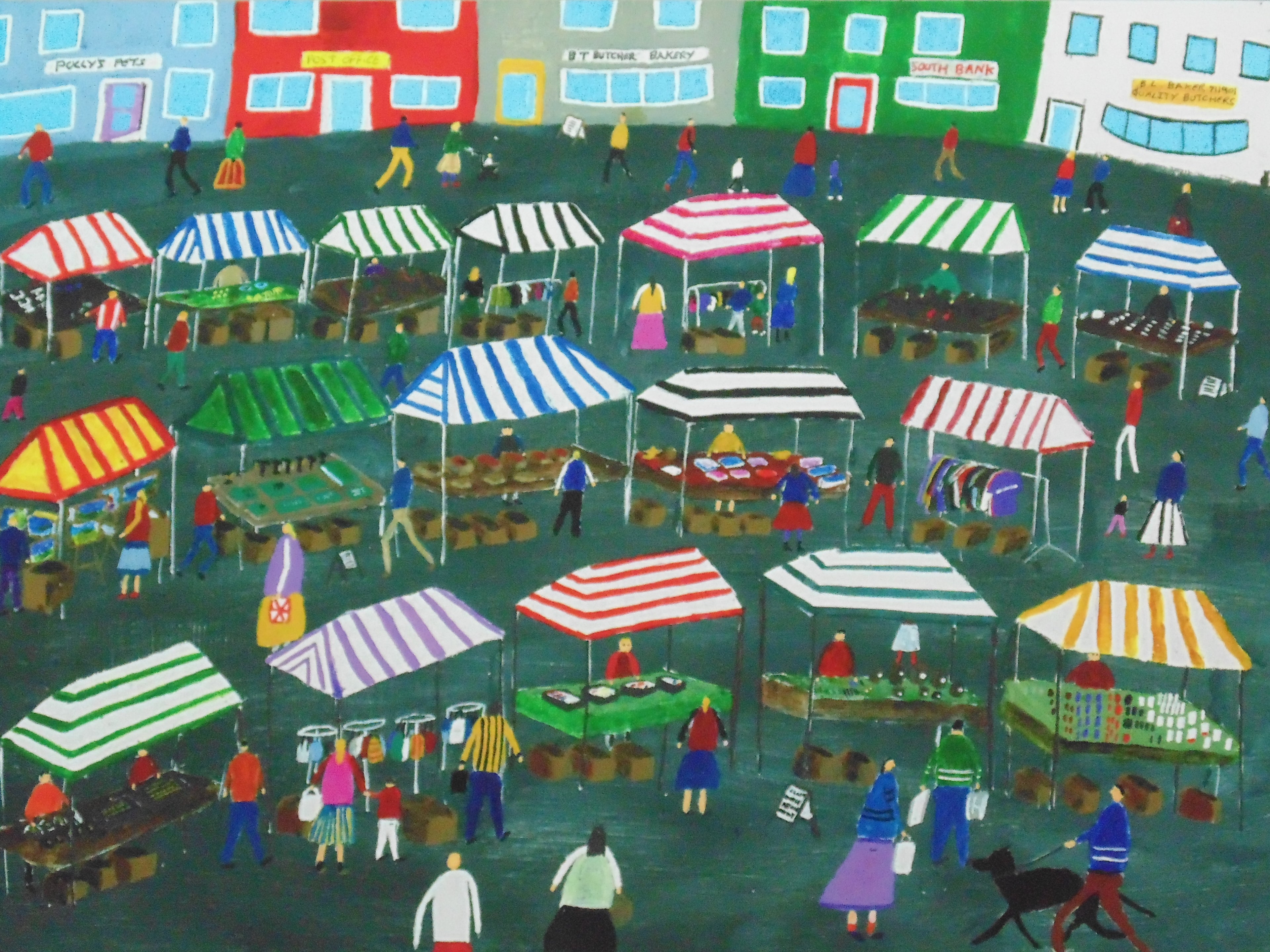 At the market
