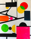 Abstract Mid Century Modern Art