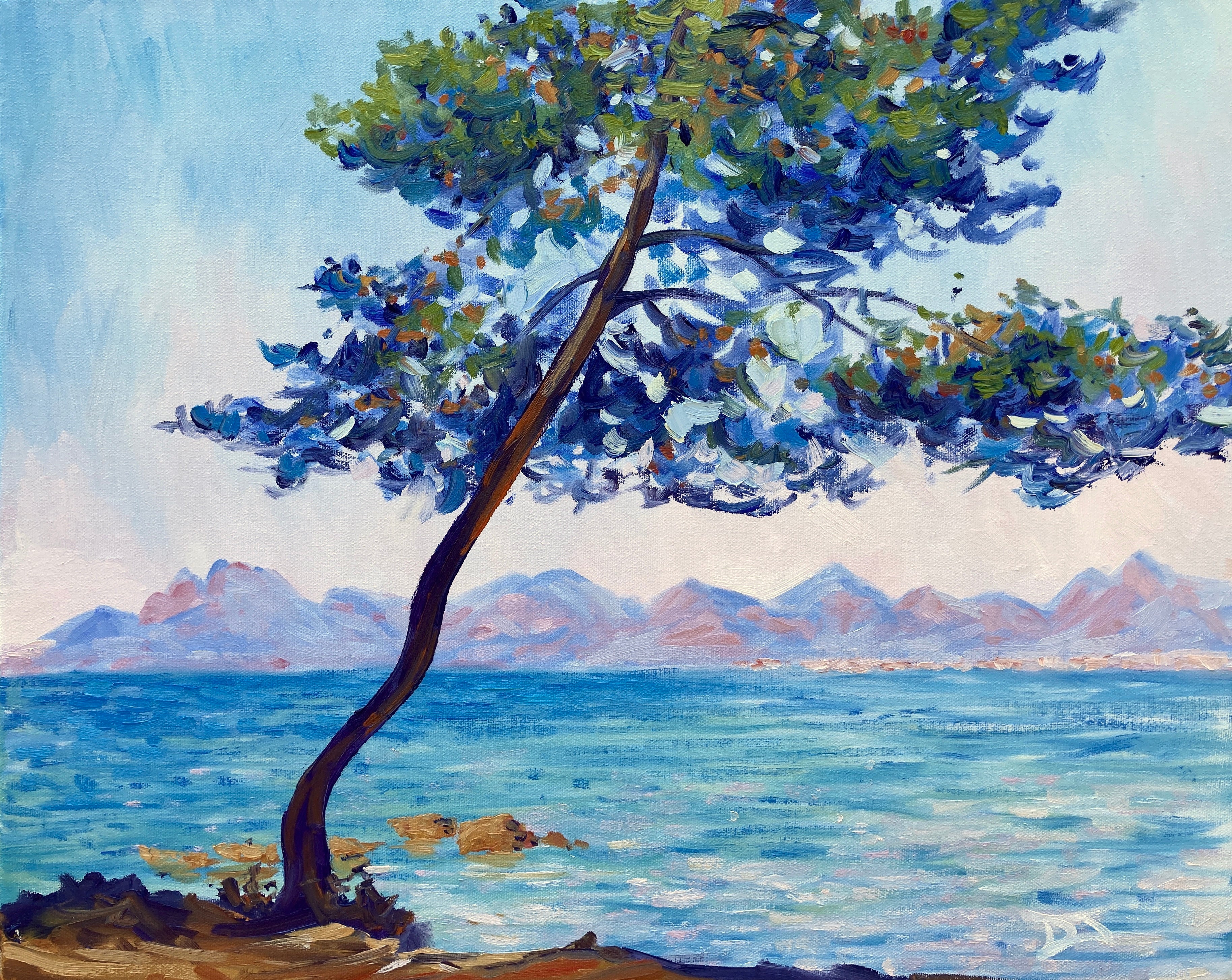 'Antibes' - Monet reproduction