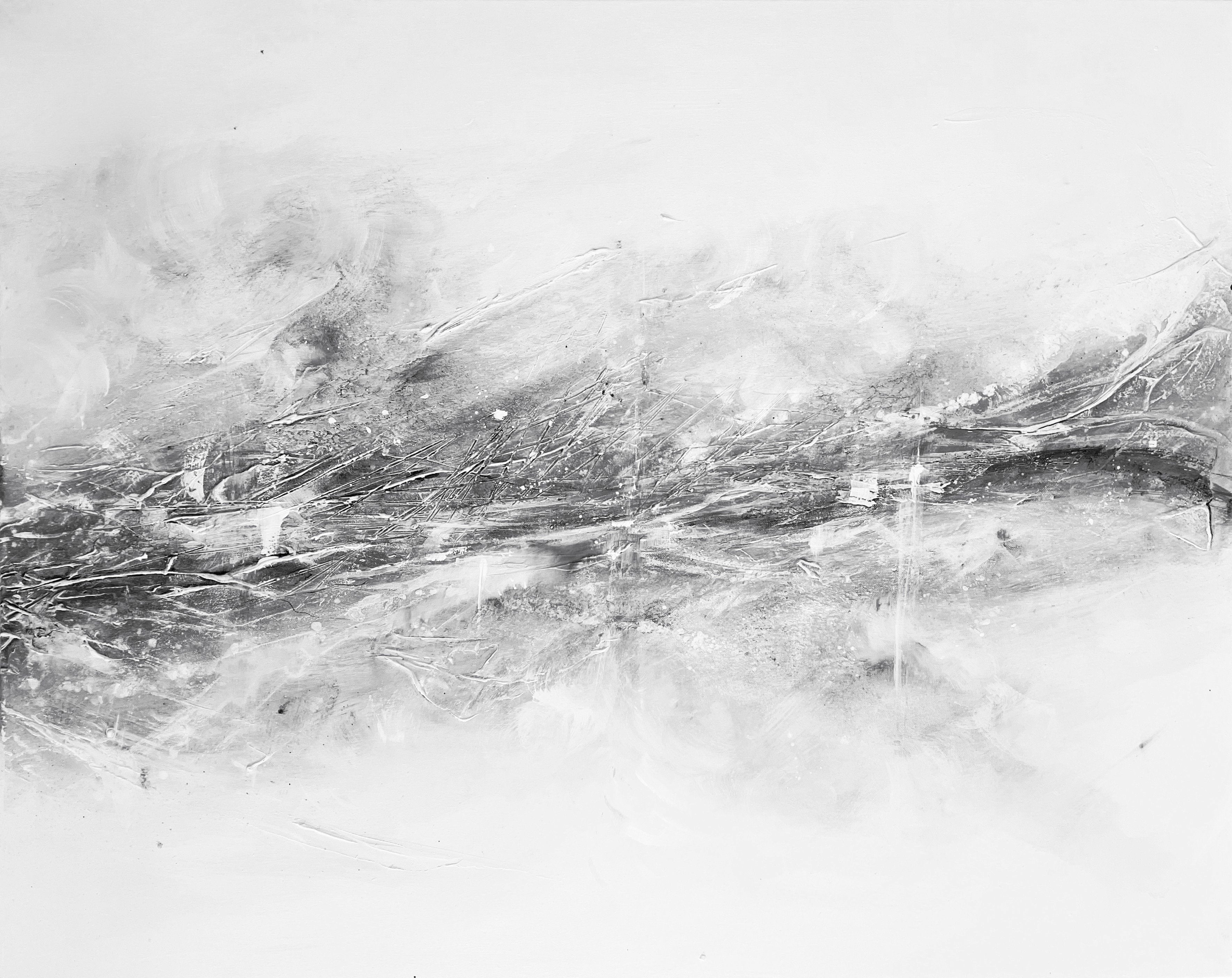 Monochrome 1 abstract large