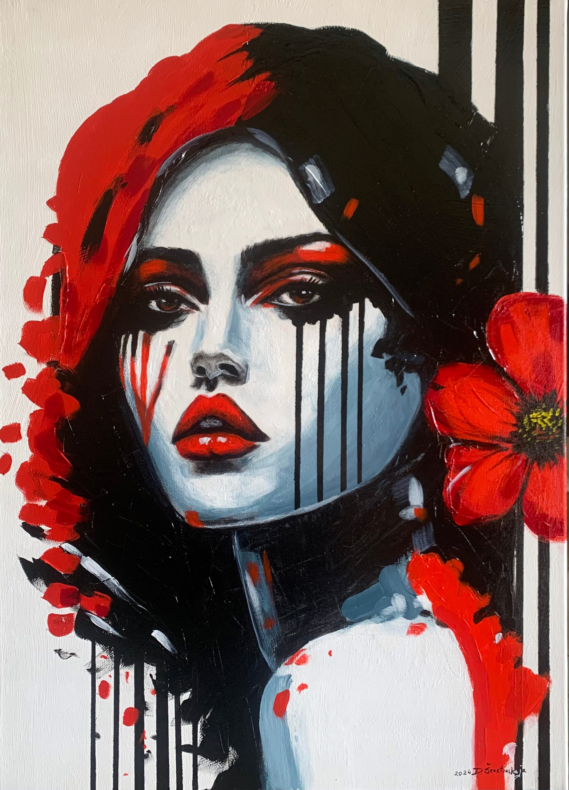 Mysterious Lady Award-Winning Artwork
