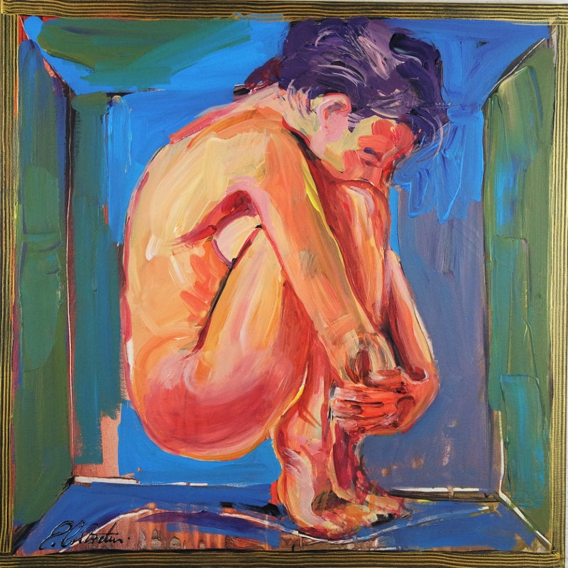 Girl Isolated 621-60 x 60 x 2 cm