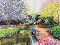 The New River Path in Autumn Islington London UK