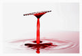 'Crimson Chalice' - Abstract Liquid Art Collection - PRINT ONLY