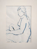 STUDY OF A FEMALE NUDE - LIFE DRAWING NO 603
