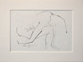 STUDY OF A FEMALE NUDE - LIFE DRAWING NO 607
